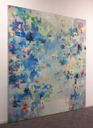 Angelos Tassopoulos - Olieverf op doek, Abstracte compositie - Zeer groot kopen? Bied vanaf 750!