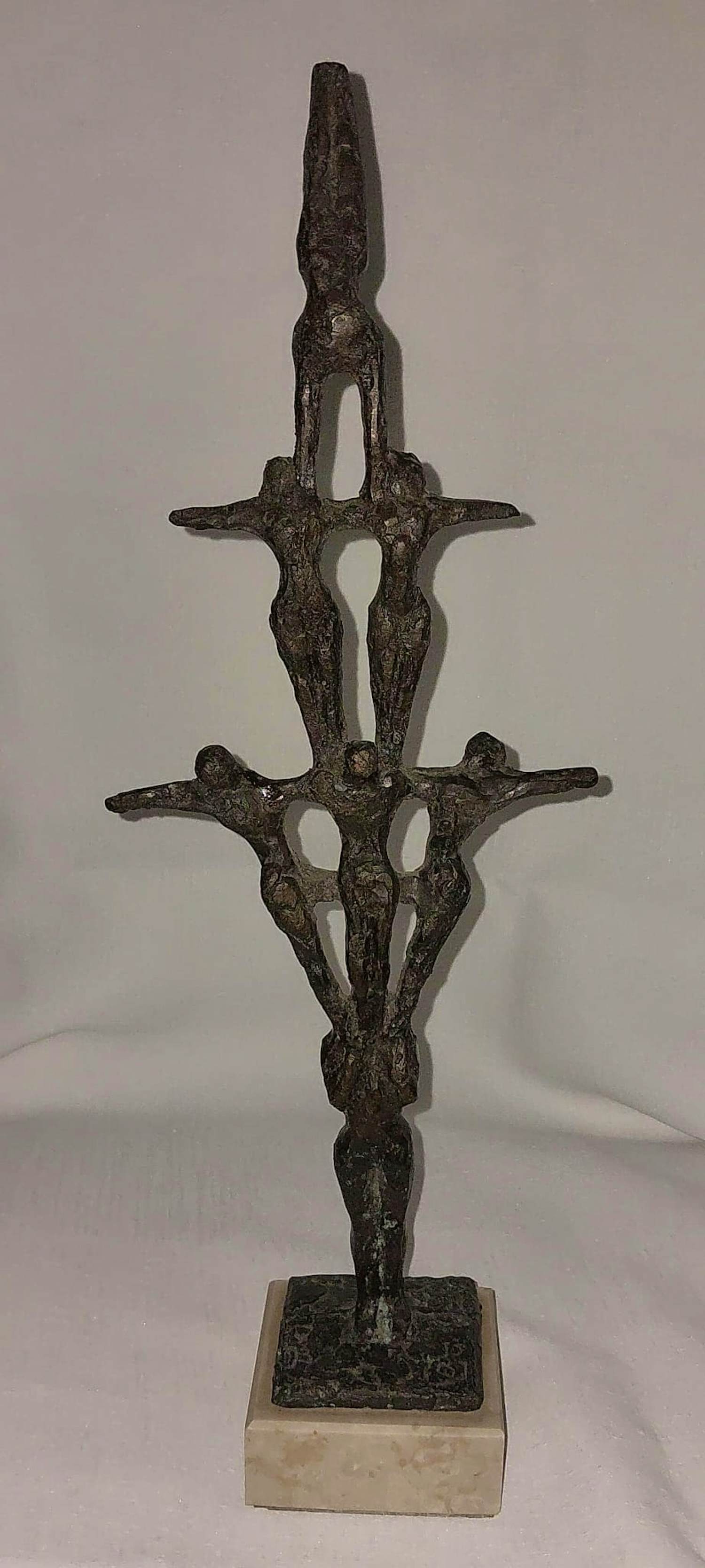 John Bier - "Die Akrobaten" Bronze verkocht voor € 89!