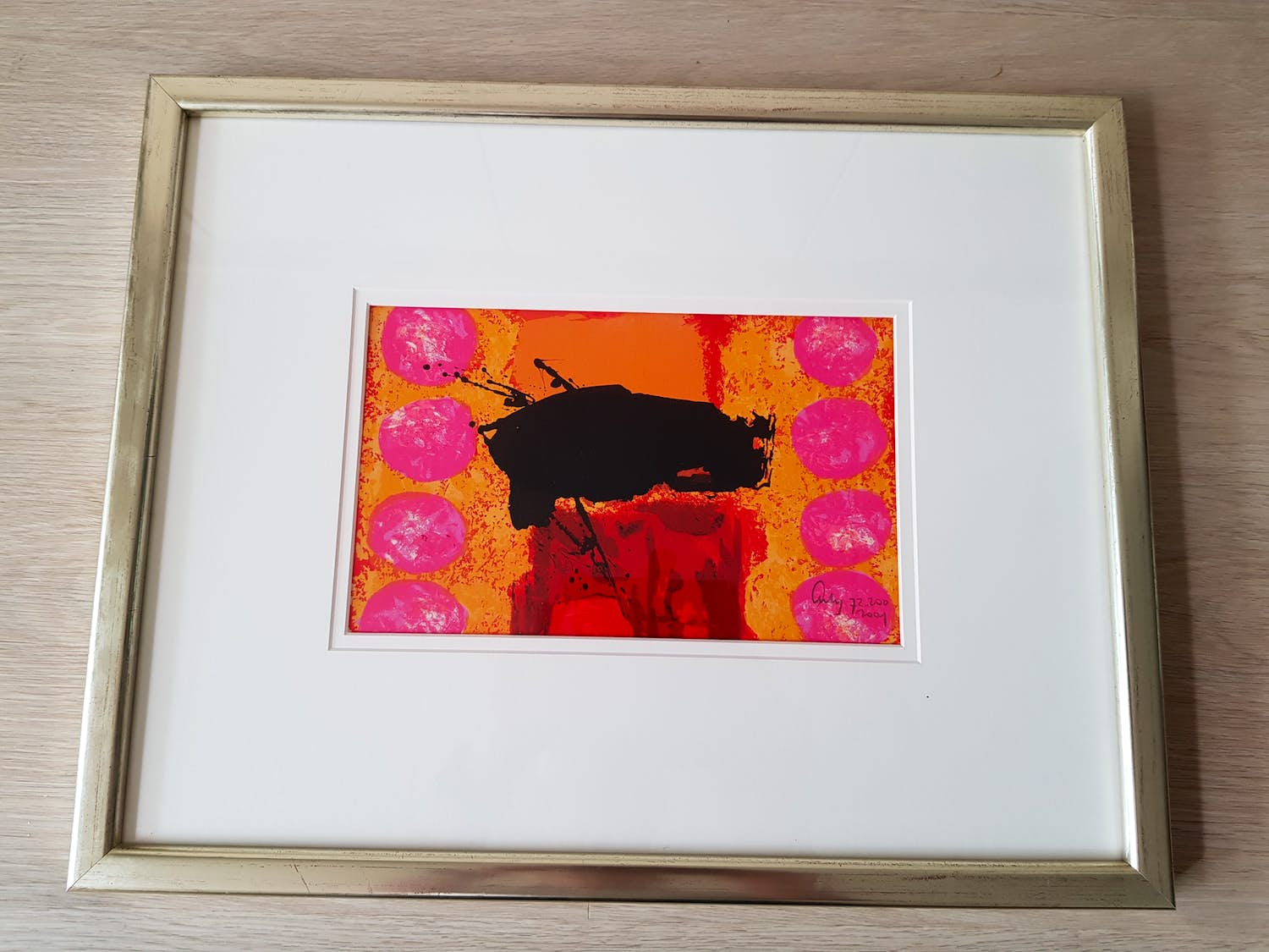Arty Grimm - abstracte zeefdruk kopen? Bied vanaf 1!