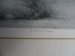 Theo Ros - Gravure. Titel. "Wieringer Klaagvrouwen". uit 1974 kopen? Bied vanaf 20!