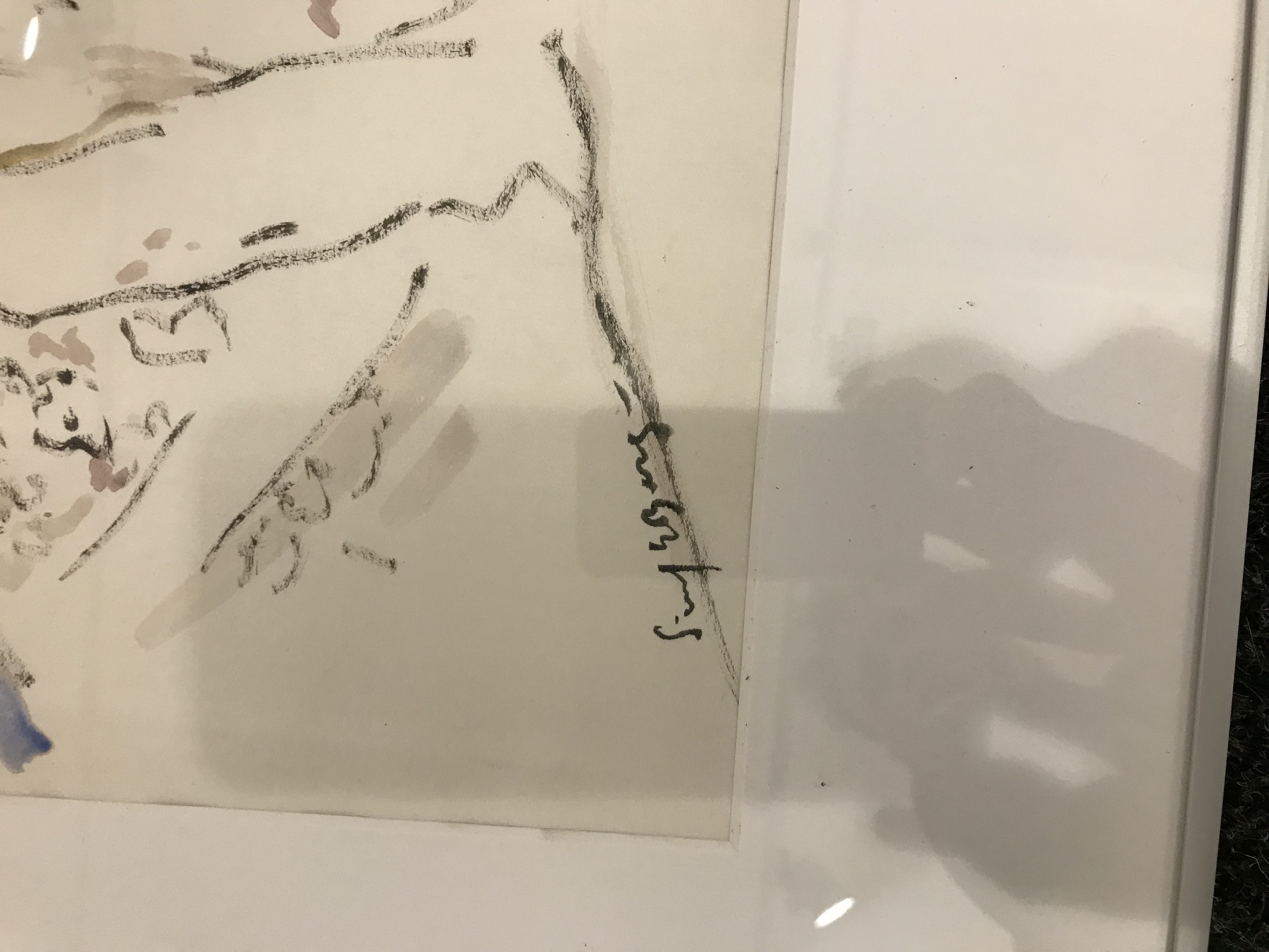 Freek van den Berg - 2 x Aquarel met lijst. kopen? Bied vanaf 199!