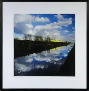 Tineke Dijkstra - Foto, Trein II - Ingelijst verkocht voor € 70!
