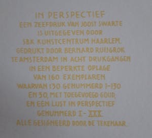 Joost Swarte - On perspectief kopen? Bied vanaf 20!