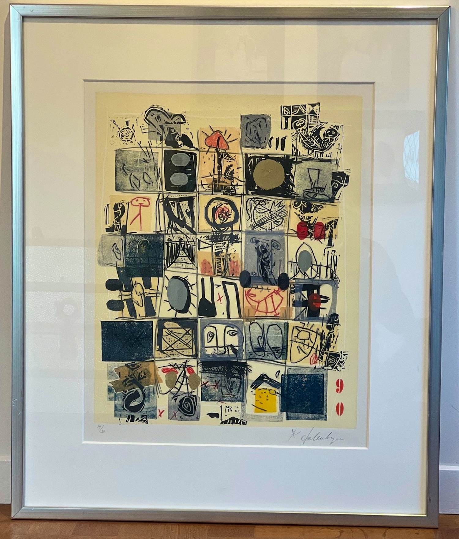 Kees Salentijn - Collage van figuren '90 kopen? Bied vanaf 150!