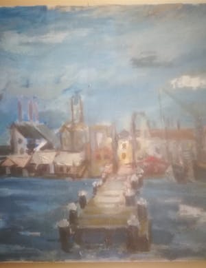 Niet of onleesbaar gesigneerd - Haven in bedrijf. kopen? Bied vanaf 1!