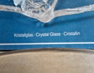 Walther glas - Blad/ Taartplateau - Kristalglas - Roosjesdecor in reliëf (Valentijnsdag-item) kopen? Bied vanaf 1!
