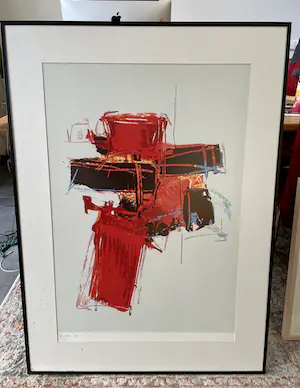 Arty Grimm - Zeefdruk - Gesigneerd - ingelijst - Nr. 25 kopen? Bied vanaf 85!