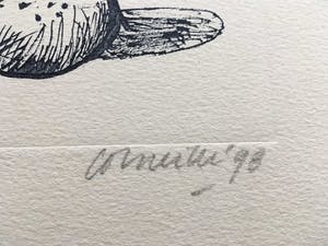 Corneille - Bijzondere litho "Les Menhirs" kopen? Bied vanaf 170!