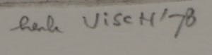 Henk Visch - Ets, De weg.. nr .7 - Ingelijst kopen? Bied vanaf 1!