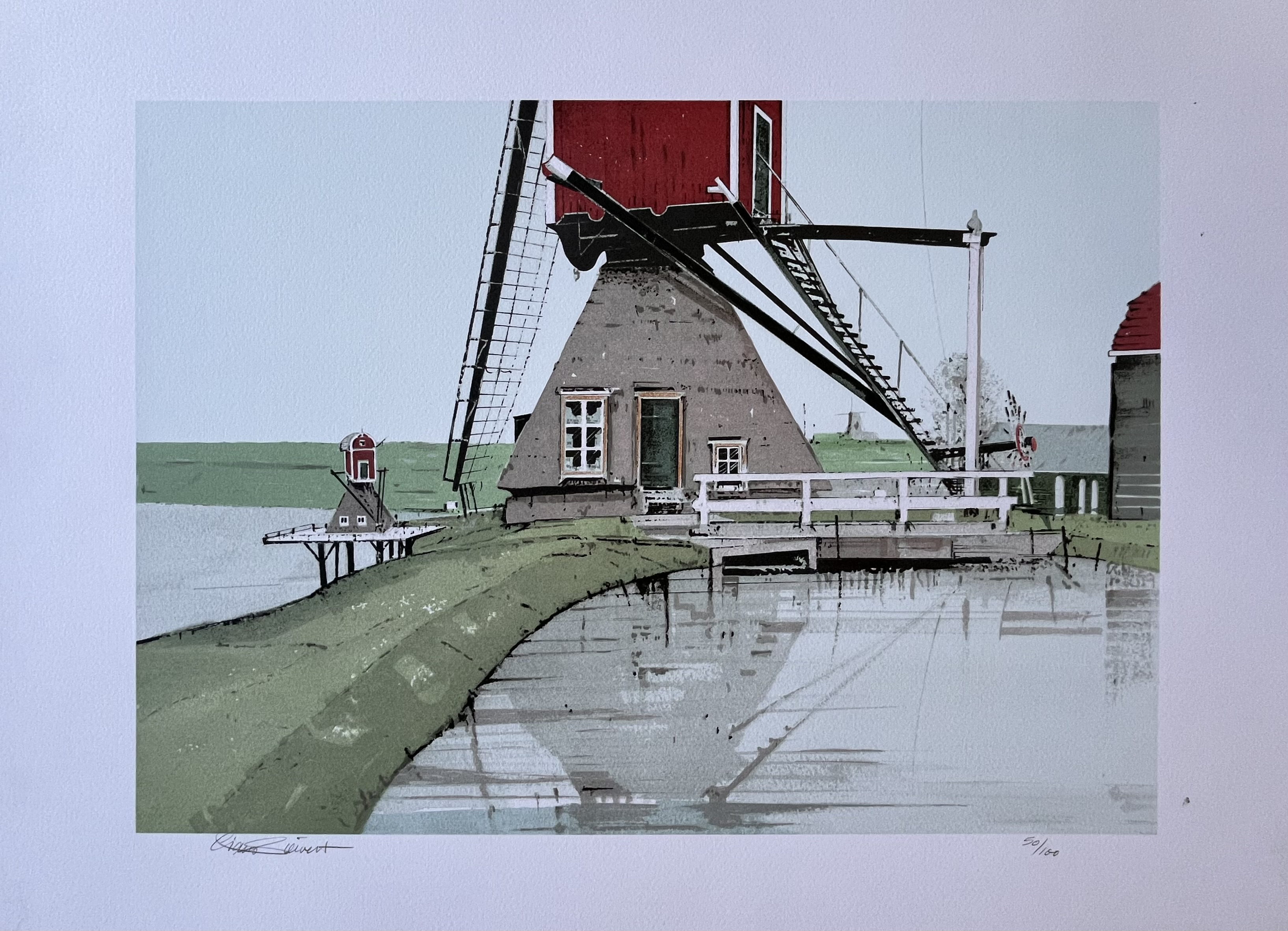 Ciano Siewert - Gesigneerde litho - 50/100 kopen? Bied vanaf 20!