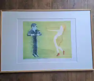 Aat Verhoog - "De verliefde danseres" kleurenets kopen? Bied vanaf 120!