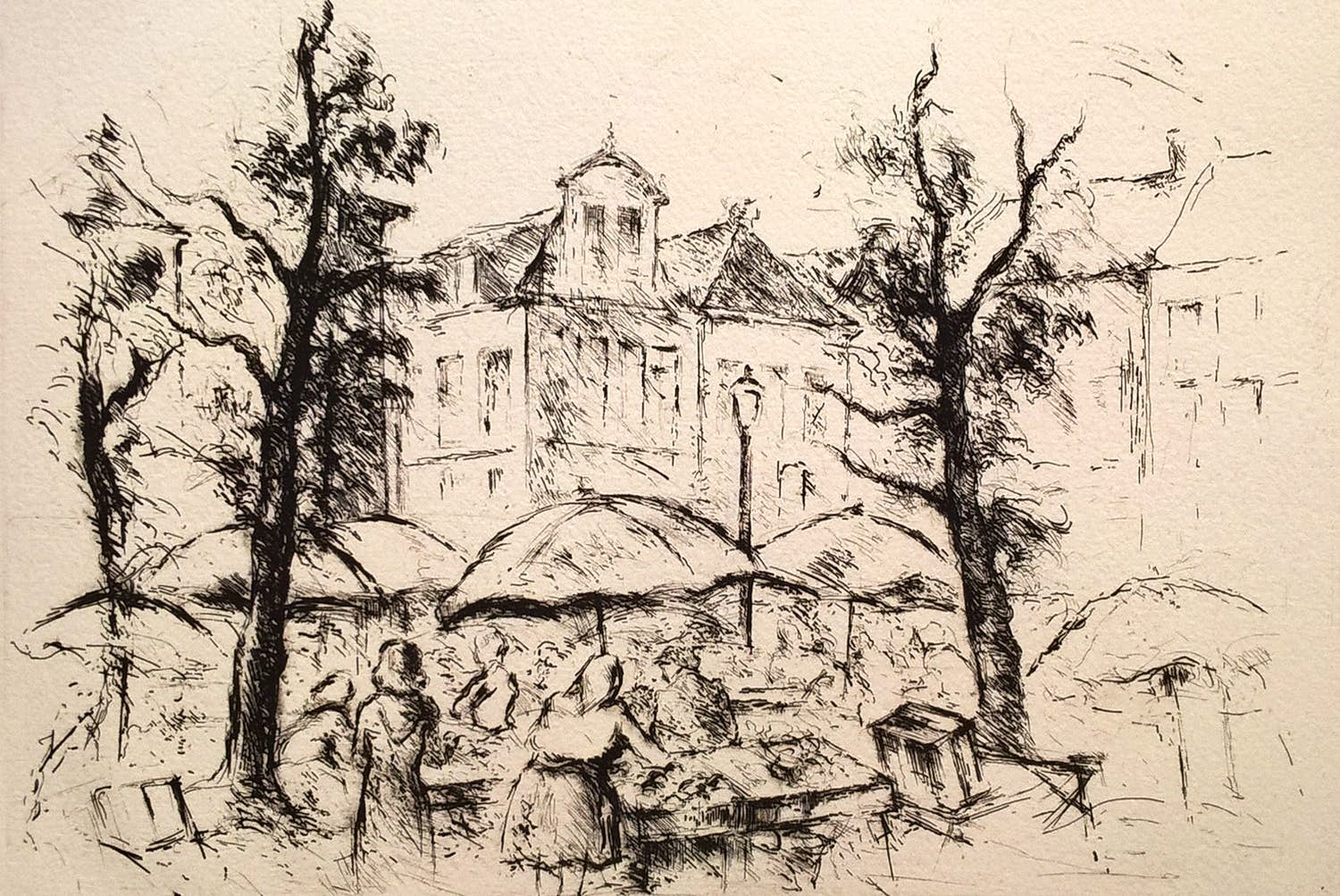 Wilfried Sybrands - gesigneerde ets verkocht voor € 65!