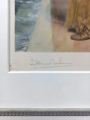 Lourens Alma Tadema - Hero, handgekleurde heliogravure (prachtig ingelijst) kopen? Bied vanaf 1000!