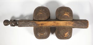 Gonge - Hout, Blaasbalg kopen? Bied vanaf 1!