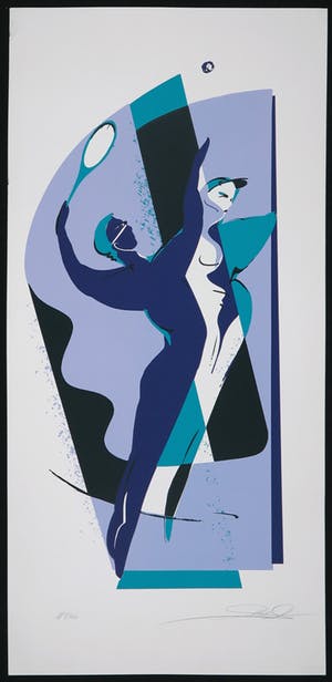 Alfred Gockel - Zeefdruk, Tennis kopen? Bied vanaf 1!