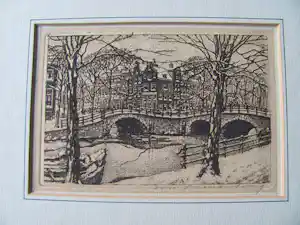 Cornelis Brandenburg - Keizersgracht hoek Reguliersgracht. verkauft für € 70!