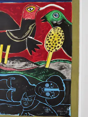 Corneille - Oiseaux en fete I - Venus - Gesigneerd - 2001 kopen? Bied vanaf 620!