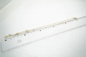 2 - Elegant 14krt gouden PANDORA "Moments" collier met pareltjes. kopen? Bied vanaf 320!