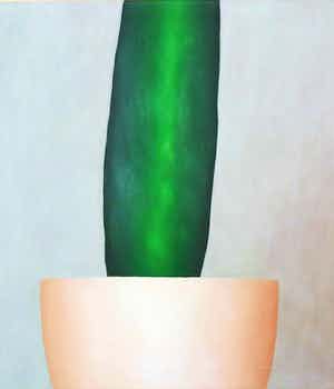 Jet van Oosten - Kale Cactus ii (groot werk) verkocht voor € 100!