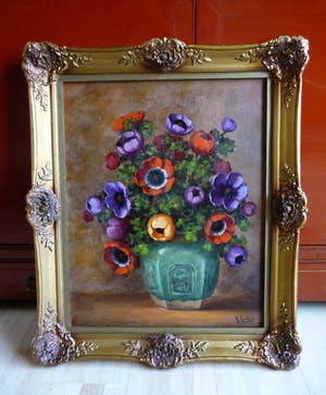 Buy Henri Endlich - Bloemen stilleven anemonen? Bid from 80!