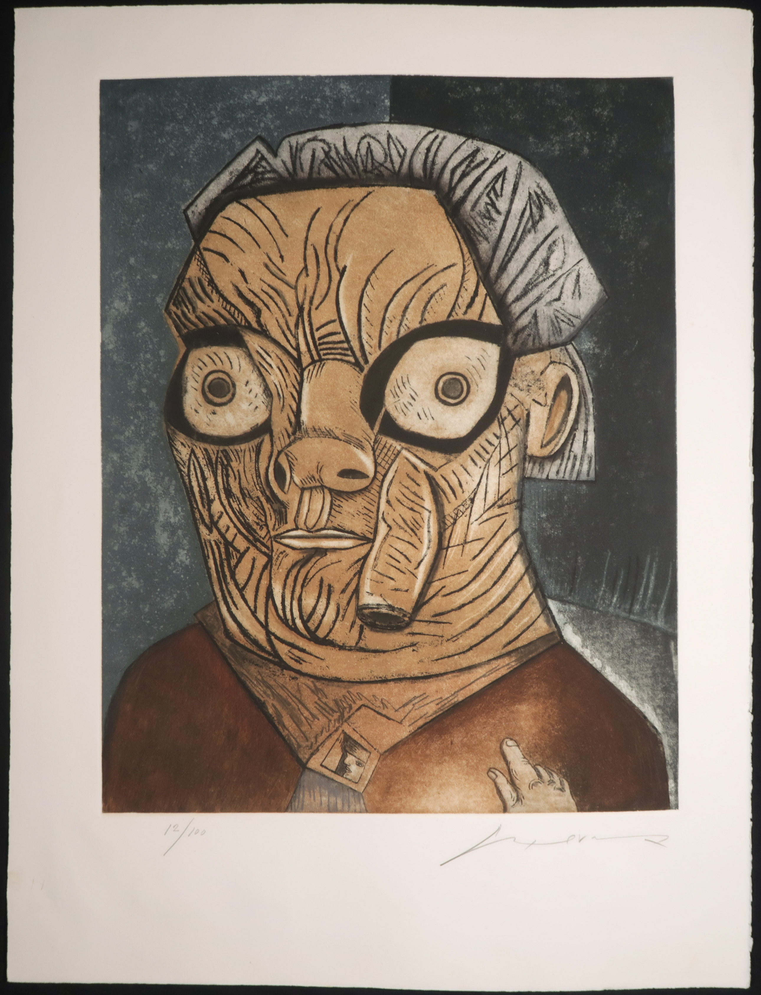 Jose Luis Cuevas - Ets en aquatint, Z.T. Memoire de la liberte kopen? Bied vanaf 80!