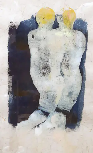 Marijke Vijfhuizen - set van 3x monotype - INGELIJST - 25678 kopen? Bied vanaf 75!