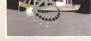 Greetje Grijpma - "Sing your way home 1986" - zeefdruk kopen? Bied vanaf 40!