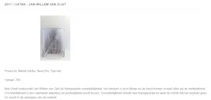 Novy Bor - Jan-Willem van Zijst - Glaskunstbeurs jaarobject kopen? Bied vanaf 100!