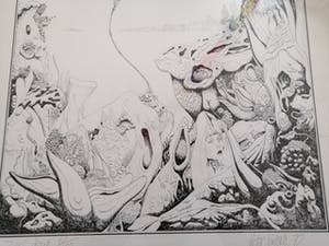 Victor Linford - Surrealistische compositie Zeefdruk 60/150 Handgesigneerd kopen? Bied vanaf 30!