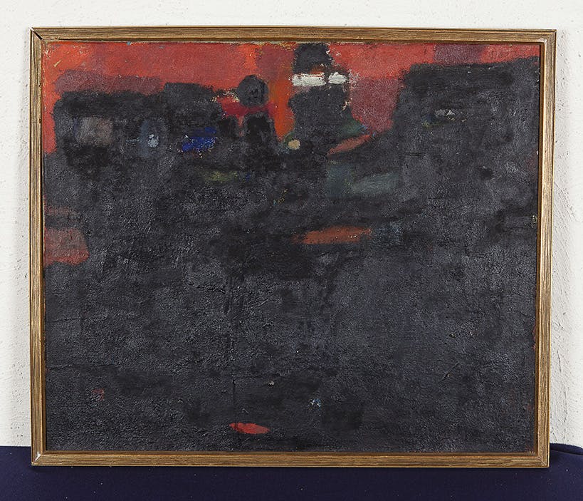 Kornelius Hendrikus Dorre - Stad - Olieverf op doek - gesigneerd r.b. - herkomst BKR Amsterdam - 1966 kopen? Bied vanaf 10!