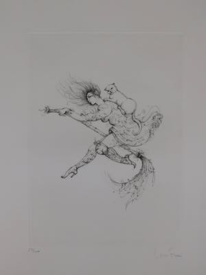 Leonor Fini - La Sorcière sur le Balai kopen? Bied vanaf 60!