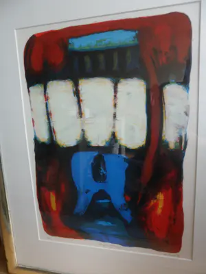 Hans Vanhorck - Zeefdruk, titel. Shapes of Things. ( Vorm van Dingen ) kopen? Bied vanaf 40!