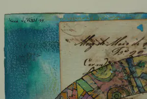 Kees de Waal - (1922-2025): Ingelijst, Gemengde techniek , ‘Quo Vadis’ – 1999 kopen? Bied vanaf 250!