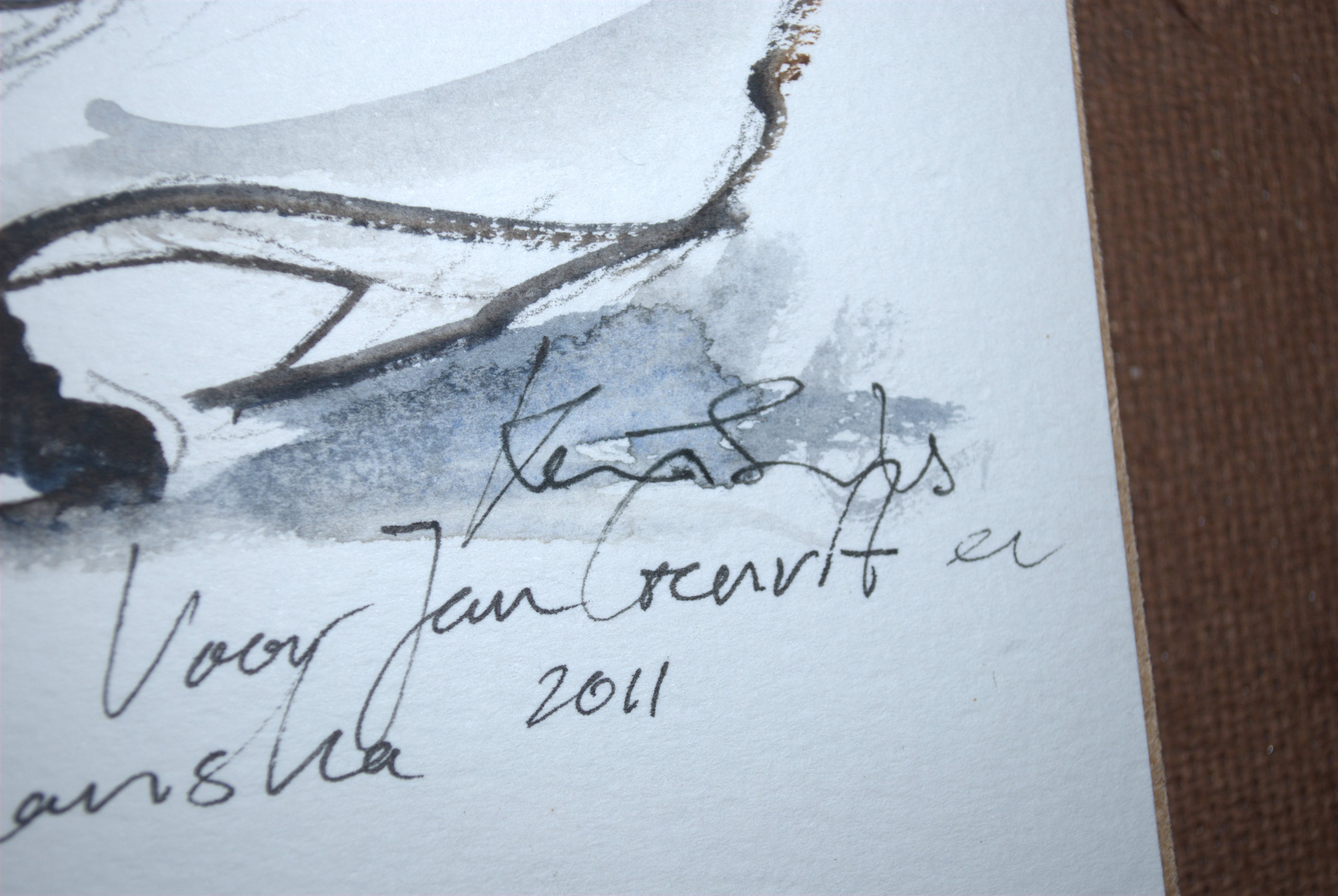 Niet of onleesbaar gesigneerd - inkttekening lachende Boeddha kopen? Bied vanaf 1!