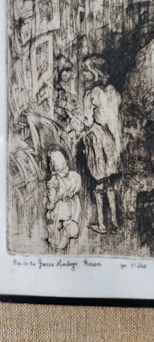 Jules De Bruycker - Rue de la grosse horloge Rouen kopen? Bied vanaf 200!