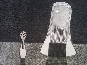 Harry van Kruiningen - Twee figuren. Vrouw. kopen? Bied vanaf 65!