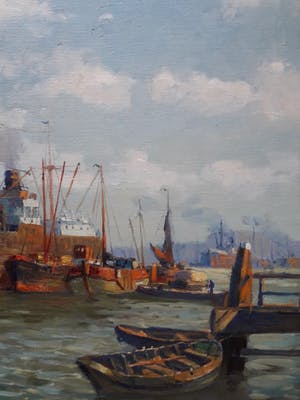 Pieter Wagemans - Havengezicht Rotterdam kopen? Bied vanaf 345!