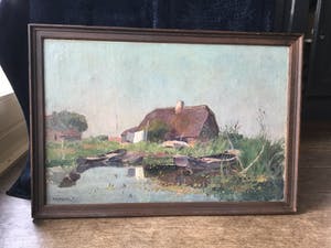 Gerbrand Frederik van Schagen - A7739 - Pramen langs de vaart kopen? Bied vanaf 250!