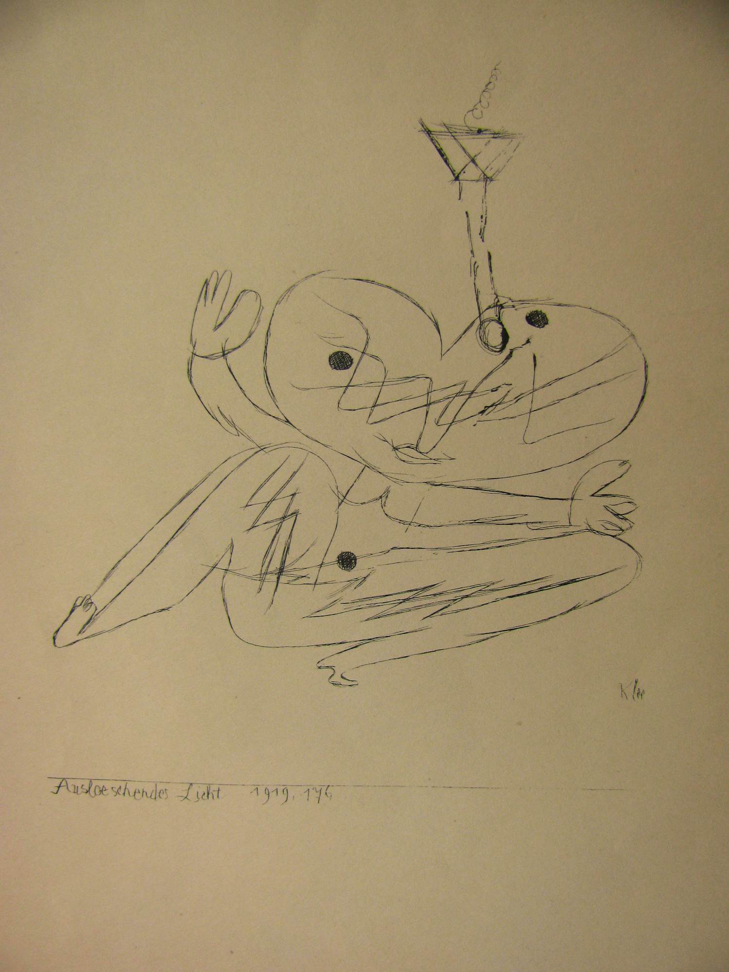 Paul Klee - AUSLOESCHENDES LICHT 1919 kopen? Bied vanaf 300!