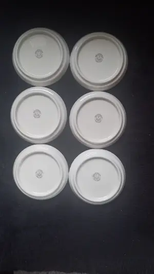 N.V. Porselein- en Tegelfabriek Mosa - 6 Onderzetters porselein kopen? Bied vanaf 25!