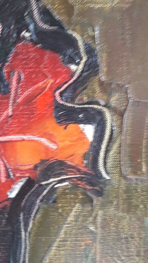 Adrian Stahlecker - kleurrijk olieverf groot formaat kopen? Bied vanaf 60!