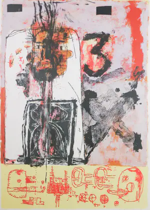 Rik van Iersel - Zeefdruk, Holy Christ! - Ingelijst kopen? Bied vanaf 50!