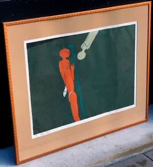 Werner Moonen - Ingelijste ets/aquatint - 1975 kopen? Bied vanaf 115!