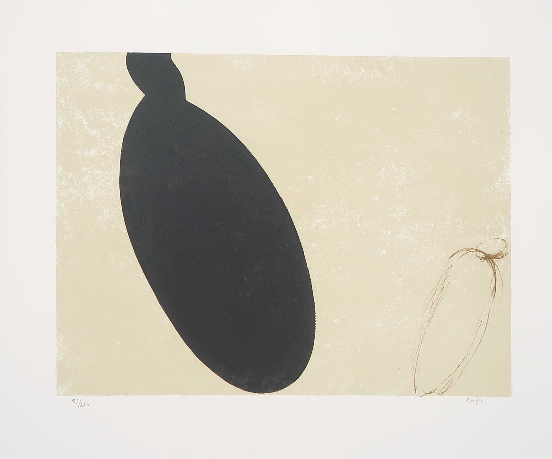 Ronald Noorman - Litho, In het land der blinden verkocht voor € 50!