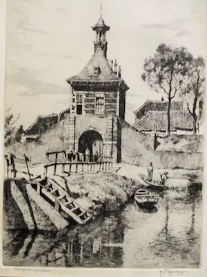 Hendrikus Roodenburg - Grafiek - Dalempoort Gorinchem kopen? Bied vanaf 75!