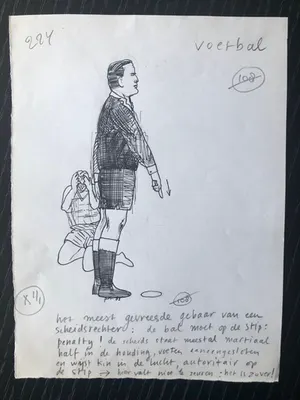 Pat Andrea - De bal moet op de stip kopen? Bied vanaf 100!