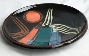 Brian Gartside - Aardewerk – bord – doorsnede 31,5 cm kopen? Bied vanaf 35!