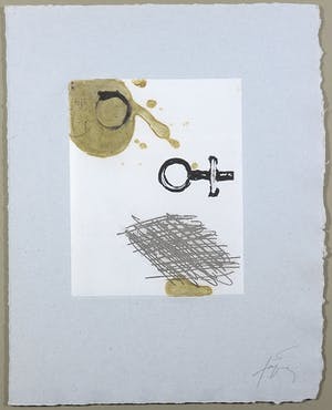 Antoni Tapies - Carborundum, Petrificada petrificante - Ingelijst kopen? Bied vanaf 1!