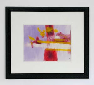 Ferd op de Coul - Gouache, Abstracte compositie - zonder titel maar met lijst! kopen? Bied vanaf 75!