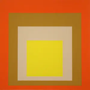 Josef Albers - Yes Sir, 1977 - Zeefdruk in beperkte oplage kopen? Bied vanaf 150!